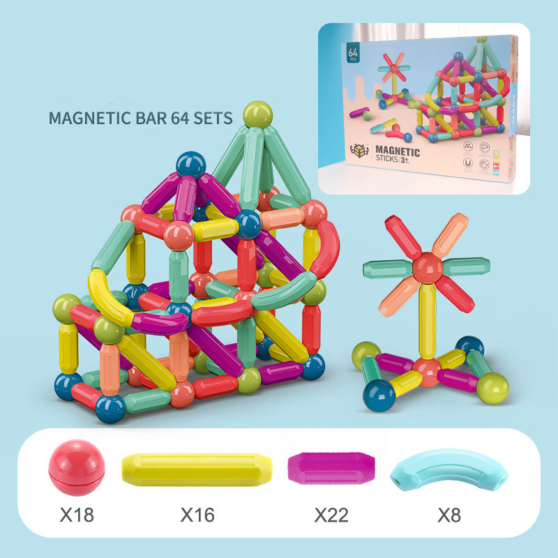 Magnetische Stick Bausteine Spiel Magneten Kinder Set Kinder Magneten Für Kinder Magnetische Spielzeug Ziegel