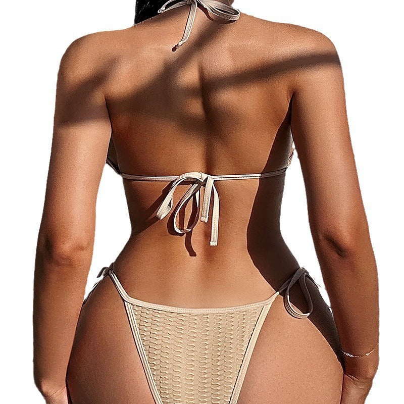 Bikini-Badeanzug mit Schnürung für Damen