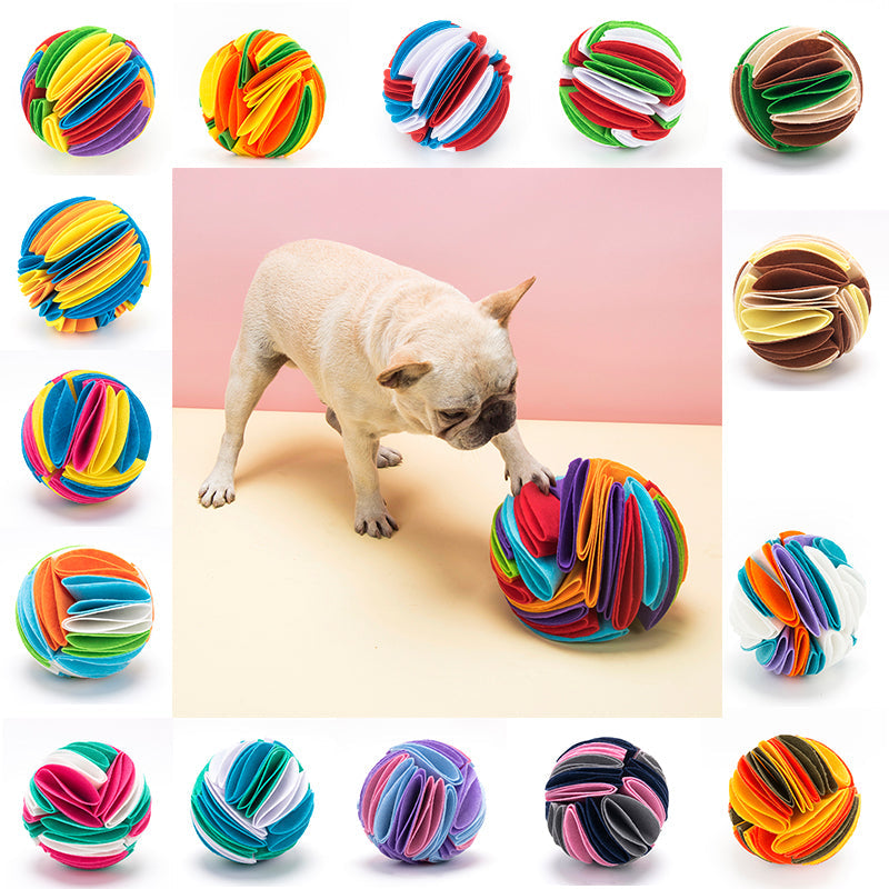 Faltbarer Hundesuchball" - Hundespielzeug für Training