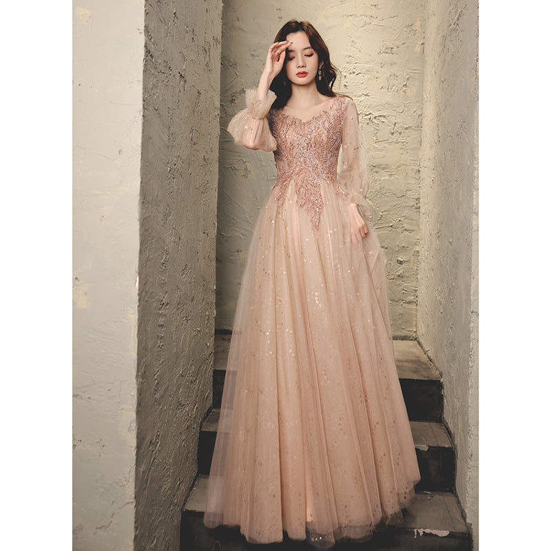 Märchenhaftes Prinzessin Rosa Kleid