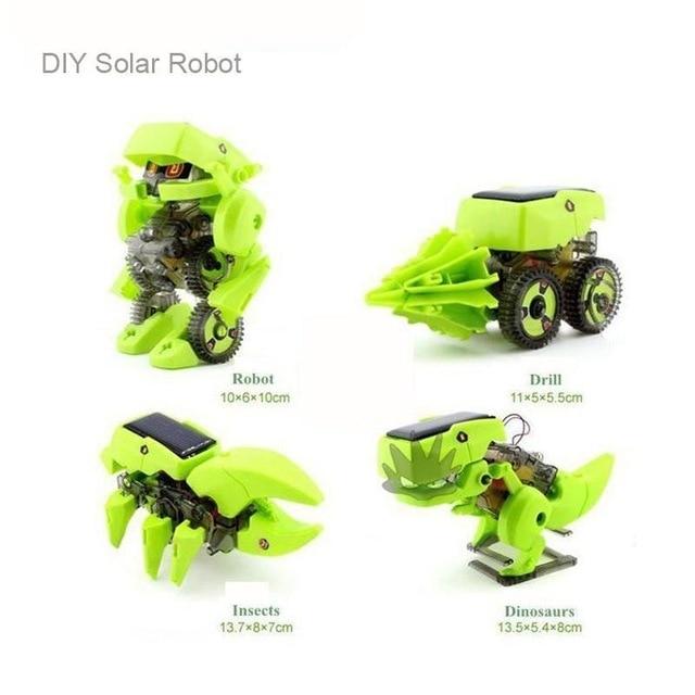 4 in 1 Transferrin Solar Powernd Dino Robot