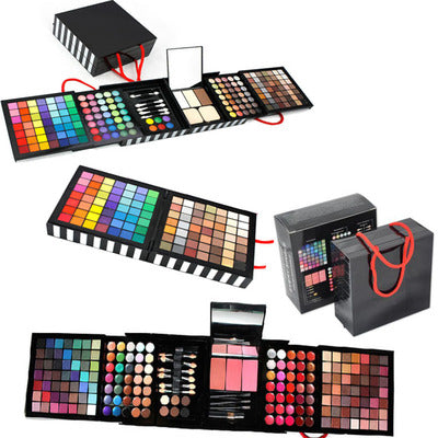 Deluxe 177 Farben Lidschatten- und Bronzen-Palette-Kombinations-Make-up-Set
