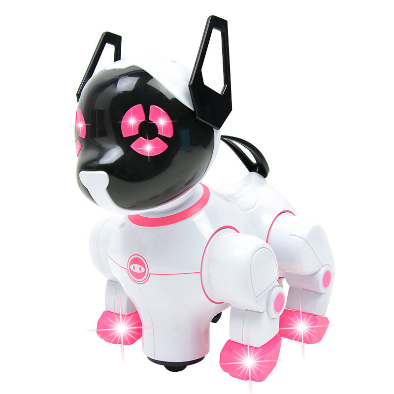 Elektronisches Haustierhund mit Lichtern und Musik