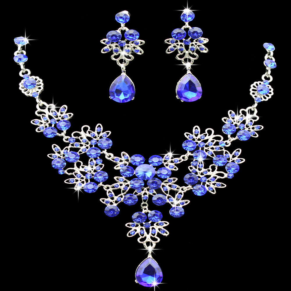 Elegante Schmetterling Halskette Ohrring Set