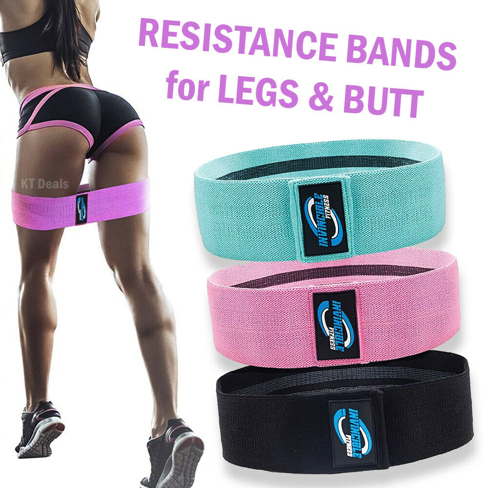 Workout Resistance Bands Loop Set für Fitness, Yoga, Beine und Po-Training