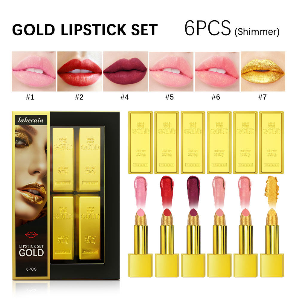 Gold Bar Lippenstift Makeup Set