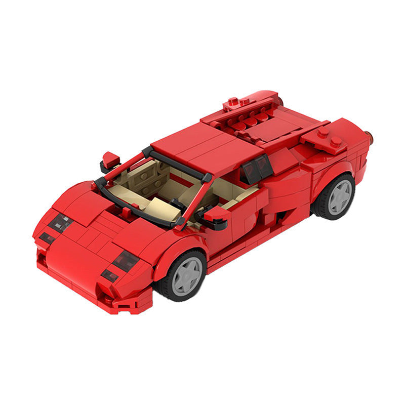 Auto aus Bausteinen wie Lego Spielzeug
