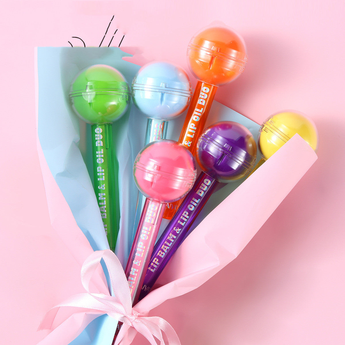 Zwei-in-Eins-Lollipop-Lippenstift mit Farbwechsel